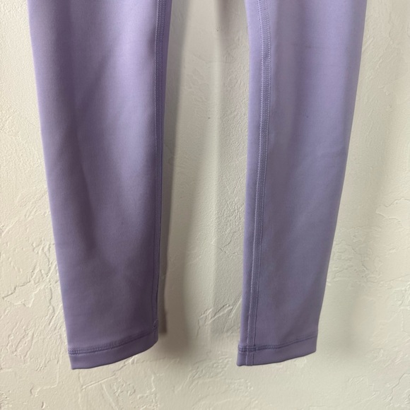 Aritzia TNA Leggings Duncan Atmosphere Hi Rise Solid Lavender Purple Pastel Knit - Picture 5 of 8